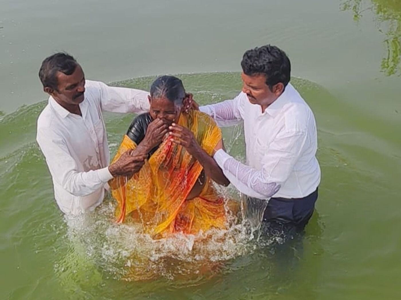 Baptism through the Churches of Christ Mission in India